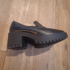 Womens Maisy Loafer Heels Universal Thread Sz 6 Chunky Platform Shoes Y2K Black Platform Shoes price