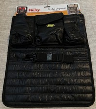 Nuby Quilted Multi Compartment Stroller CarSeat Back Accessory Bag New 16 x 14 Pushchair-Pram Organiser price
