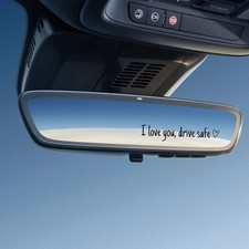 I Love You Drive Safe Heart Mirror Decal Sticker Vinyl Truck Window Car 2026 New Sticker Mirror price