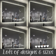 Inspirational Mirror Quotes Sticker Decal Bathroom Self Affirmation Window Love Sticker Mirror price