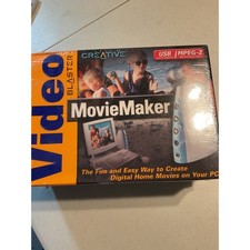 Creative Video Blaster MovieMaker USB MPEG-2 Digital Video Capture Vintage NEW Digital Video Editing price