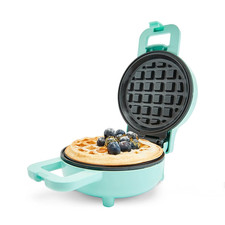 New Mini Single Waffle Maker Green Non Stick Electric Breakfast Kitchen Au Stock Waffle Maker price