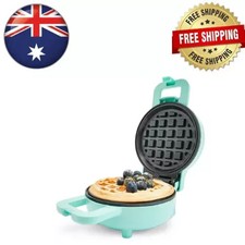 Electric Mini Waffle Maker Non-stick Kitchen Decor Cooking Ware Green AUS NEW |- Waffle Maker price