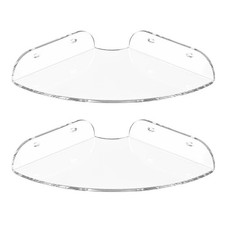 Set of 2 Iridescent Acrylic Floating Corner Shelves for Bathroom and Kitchen Kitchen Corner Set price