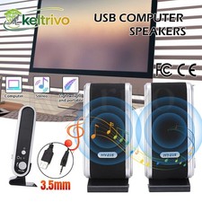 1 Pair USB Speakers Computer Speaker Sound Stereo For PC Notebook Desktop Laptop Computer Speakers price
