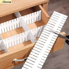 Adjustable Drawer Dividers Set DIY Storage Organizers Home Office Closet Office Drawer Unit price