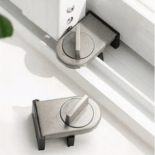 1 pcs Metal Sliding Window Locks Adjustable Safety Lock Window Stopper Window AU Adjustable Window Lock price