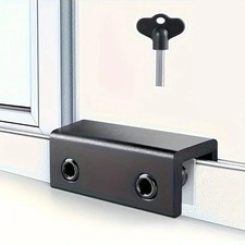 1PC Adjustable Window Lock – No-Drill Aluminum Stopper Adjustable Window Lock price