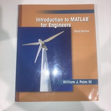 Introduction to MATLAB for Engineers by William Palm (Paperback, 2010) Computer & Programming Education Software price