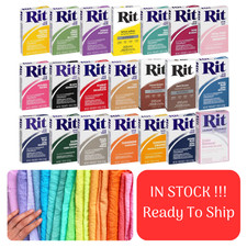RIT Dye All Purpose Fabric Dye Powder Clothes Dye (31.9g) - Choose Your Colour Fabric Dye price