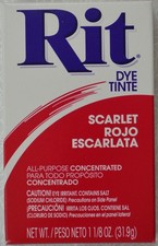 RIT ALL Purpose Powder Fabric Dye 31.9g Packet SCARLET Fabric Dye price