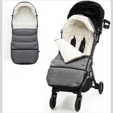 CozyDiary/Momcozy Universal Stroller Footmuff -Weather-Proof Stroller - GRAY Pushchair-Pram Footmuff price
