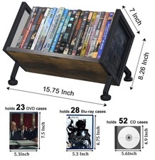 PUTNATRUE DVD and CD Storage Rack, Blu ray Storage Shelve Holds U CD - DVD Shelf / Unit / Cabinet price