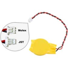 1 X CR2016 CMOS SAVE BATTERY LAPTOP BIOS WITH 10.5CM WIRE JST 2 PIN CONNECTOR Laptop Battery price
