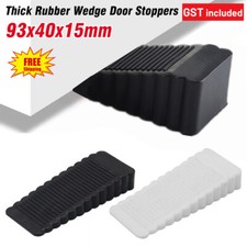 2PCS Door Stopper Thick Rubber Wedge Floor Carpet Heavy Duty Door Stop Security Door Stopper price
