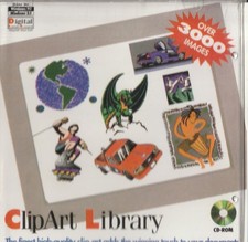 Classic / Retro Pc Software - 3000 Clipart Library (Very Good Condition) Photo & Clipart Software price