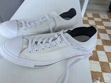 Converse CT All Star Men's Size 10.5/Women’s Size 12.5 White Canvas Sneakers Trainers price