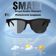 Bluetooth Glasses Photochromic Smart Sunglasses Headset Outdoor Sport Music Call Smart Glasses price