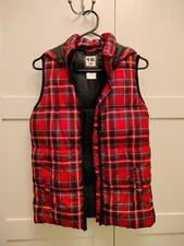 Girl's Size 9/10 Black And Red Checked Pattern Vest Puffer Vest Girls' Vest price