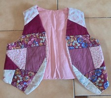 Girls Handmade quilted vest Girls' Vest price