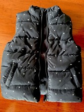 Girls Puffer Vest Reversible  Navy And White  Size 4 Girls' Vest price