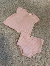 Carter Girl Size 9 Two-Piece Outfit, Shortset Baby Mevlut Outfit price