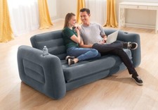 INTEX SOFA BED PULL FOLD OUT QUEEN BED Inflatable Lounge Camping Indoor Outdoor Sofa Bed price