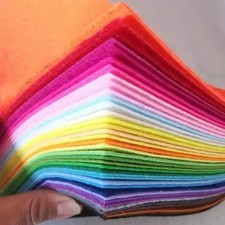 40PCS Assorted Color Felt Sheets – 1mm Soft Fabric Squares for DIY Crafts Fabrics price