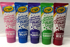 Crayola Bathtub Finger Paint Soap Kids 3oz: Blue Red Green Pink Purple 5 Pieces Face & Finger Paint price