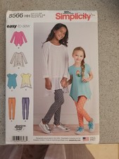Simplicity  8566 Girls' Tunic Top and Leggings Pattern, Easy to SeW 3 - 6 FF Girls' Tunic price