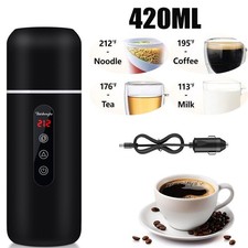 420mlelectric Car Cup Travel Heating Cup Coffee Mug Heater Electric Water Bottle Car Water Heater price