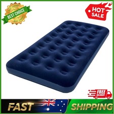 Single Inflatable Air Mattress Bed Navy Blue Camping Guest Blow Up Air Bed Set Air Mattress price