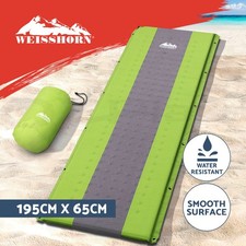 Weisshorn Self Inflating Mattress Camping Sleeping Mat Air Bed Pad Single Green Air Mattress price