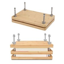 Book Binding Kit Wooden Bamboo Book Press Binding Machine Stable Book Rebinding Binding Machine price