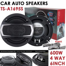 6" inch 600W 2PCS 4 Way Car Audio Subwoofer, Coaxial Rear Stereo Speakers AU Car Speakers & Subwoofer price