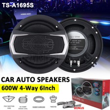 6" 600W 4 Way Car Audio Subwoofer Coaxial Rear Stereo Speakers Set of 2 AUS Car Speakers & Subwoofer price
