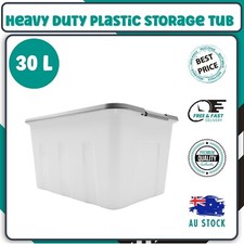 Large Storage Box Heavy Duty Plastic Tub Stackable Lid Organiser Containers Box* Storage Containers price