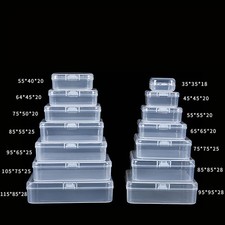 Clear Small Plastic Storage Box Jewelry Beads Organizer Case Container Durable Storage Containers price