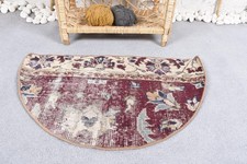 Turkish 2,5x1,5 ft Rug, Vintage Rug, Red Camouflage Rug Wool Turkish-Style Toilet price