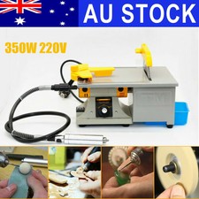 Gem Jewelry Rock Polishing Bench Grinder Grinding Machine Lathe Polisher 350W Polisher / Polishing Machine price