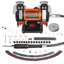 VEVOR Jewelry Polisher Buffer Adjustable Speed Bench Grinder Polishing Machine Polisher / Polishing Machine price