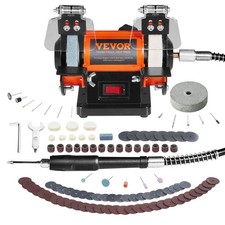 VEVOR Jewelry Polisher Buffer Bench Grinder Polishing Machine Polisher / Polishing Machine price