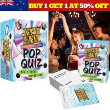 90s And 2000s Music Trivia Card Game Lyrically Correct Music Games For Adults NW Games for Adults price