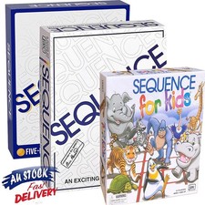 Sequence Board Game Strategy Family Friendly Party Fun Card Game for Kids Adults Games for Adults price