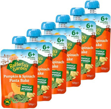 Pumpkin and Spinach Pasta Bake Baby Food Pouch for Babies 6+ Months 120G (Case o Baby Food price