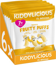 - Fruity Puffs - Banana - Delicious Snacks for Babies - Suitable for 7+ Months - Baby Food price
