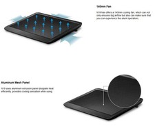 NEW Deepcool N19 Super Slim 14" Notebook Cooler with Fan & Metal Mesh MACBook Laptop Fan price