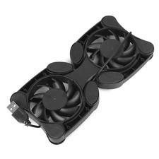 Dual USB Fan Laptop Cooling Pad Stand Foldable for 7-15 Inch Notebook Black Laptop Fan price