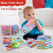 NEW Newborn Infant 0-3 Years Educational Fabric Baby Toys Soft Cloth Books Baby Toys price