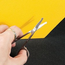 Round Tip Safety Mustache Nose Hair Scissors Mini 3.5'' - Baby Scissors AU Baby Scissors price